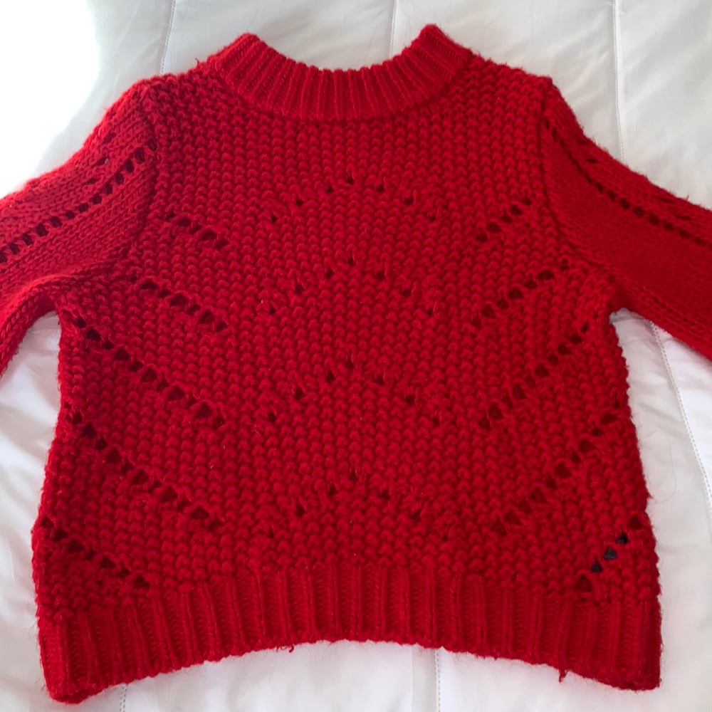 Red Knit Sweater